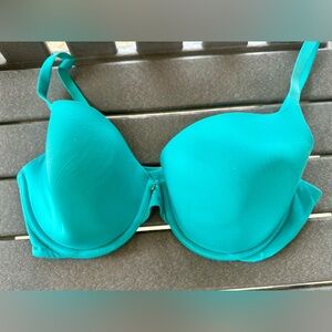 Victoria’s Secret Lined Demi Bra 36D Teal/Turquoise